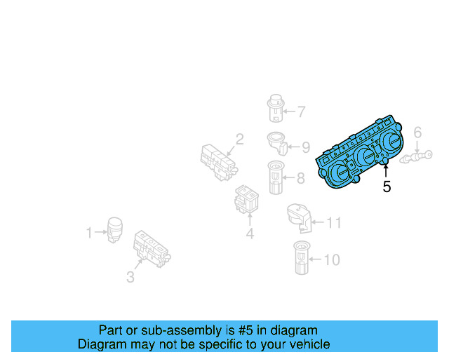 Heater Control 5GM-907-044-G-WZU