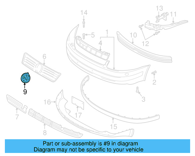 Ornament 3B0-853-601-ULM - View 17