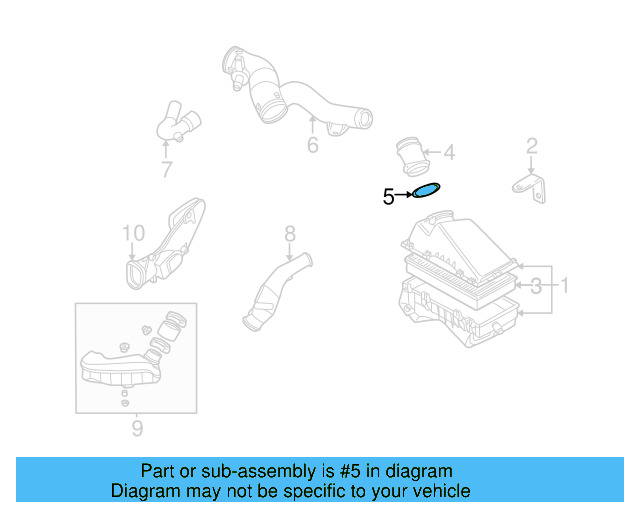 Air Mass Sensor Gasket WHT-006-727 - View 13