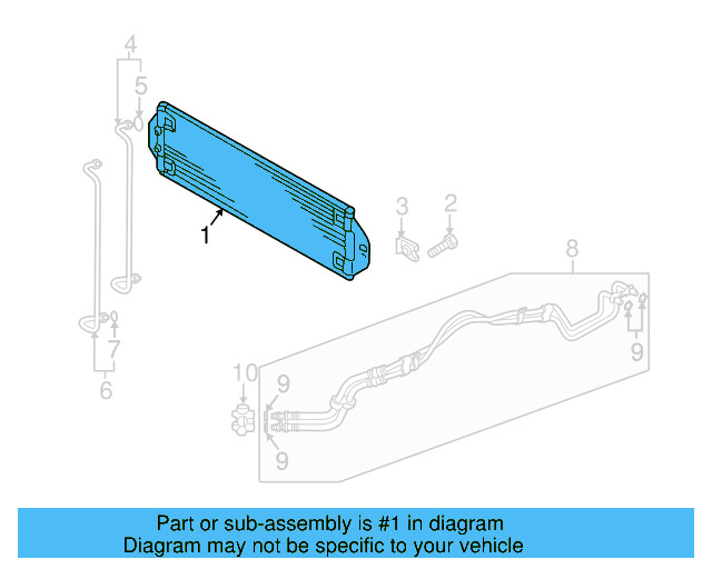 Trans Cooler 7L0-317-021 - View 10