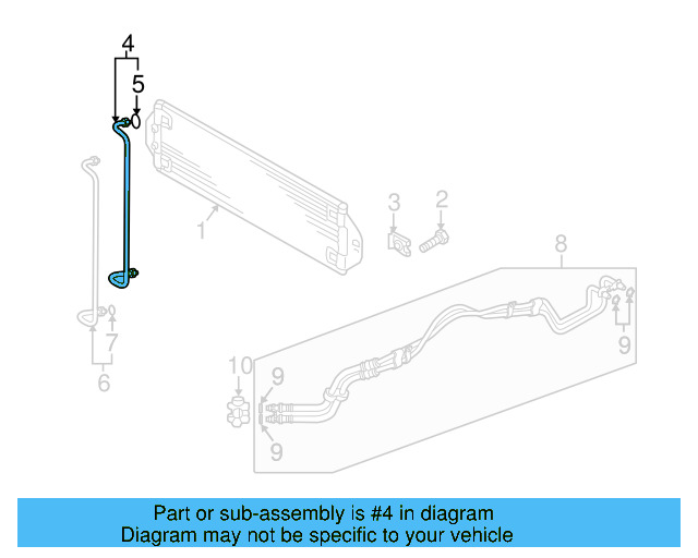 Inlet Pipe 7L0-317-822-D - View 4