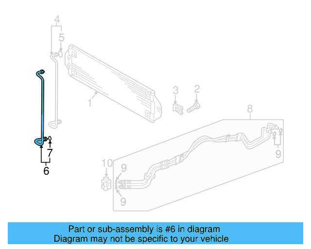 Outlet Pipe 7L0-317-821-D - View 4