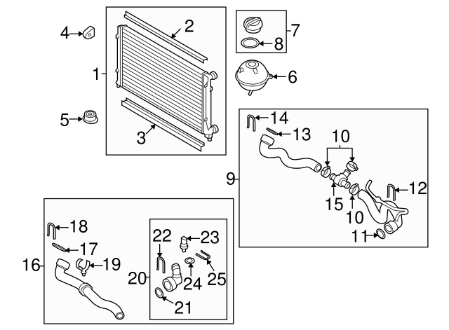 Upper Mount 1K0-121-367-M