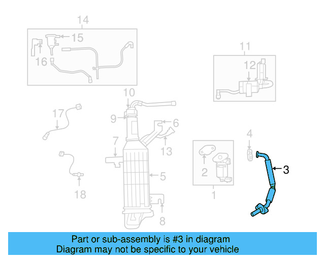 Egr Tube 7B0-131-637 - View 2