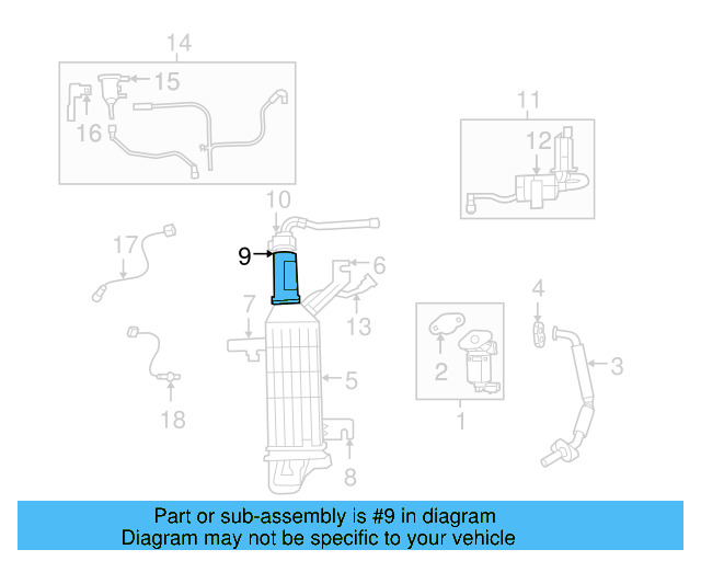Vapor Canister Seal 7B0-201-803-A - View 8