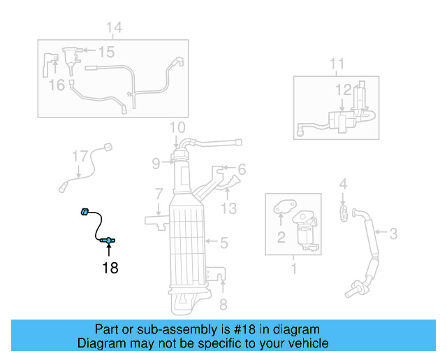 Oxygen Sensor 7B0-906-265 - View 3