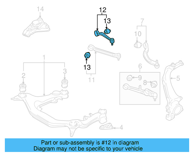 Rear Upper Control Arm 4D0-407-510-J