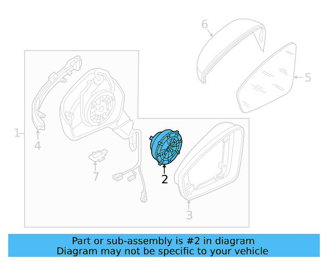 Adjust Motor 5NA-959-578 - View 6
