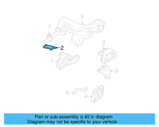 Engine Bracket 1C0-802-068