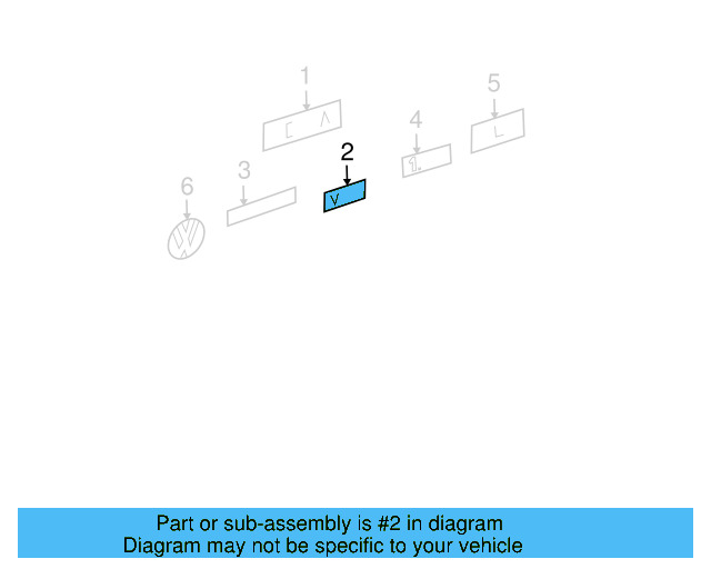 Nameplate 1J0-853-675-C-739 - View 11