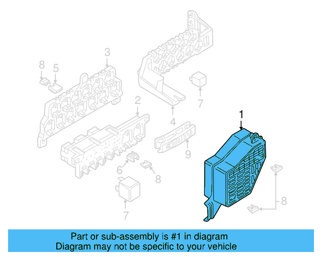 Fuse Box 8D1-941-824 - View 29