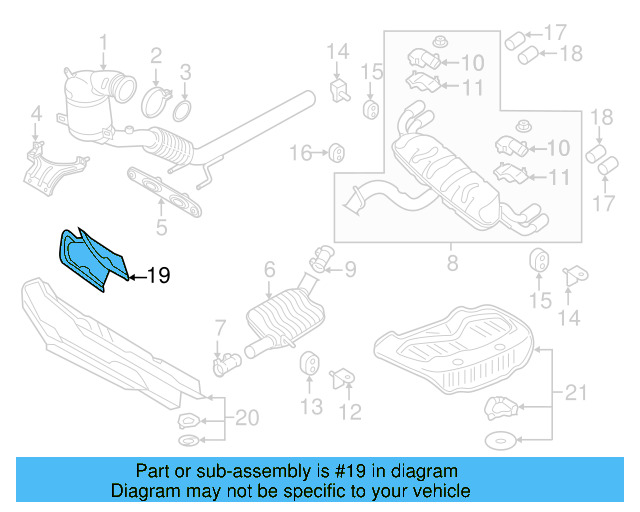 Heat Shield 3Q0-825-469 - View 18
