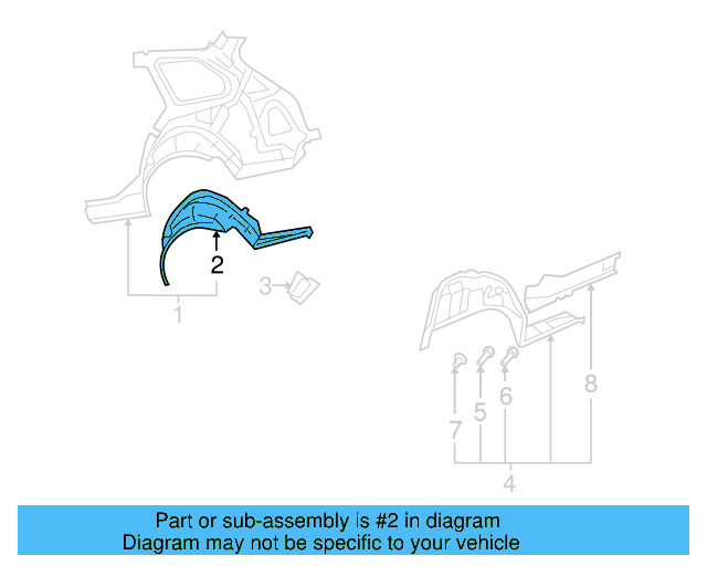 Outer Wheelhouse 1K5-809-409 - View 16