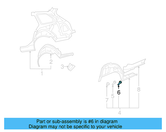 Rear Body Panel Stud N-906-526-02 - View 21
