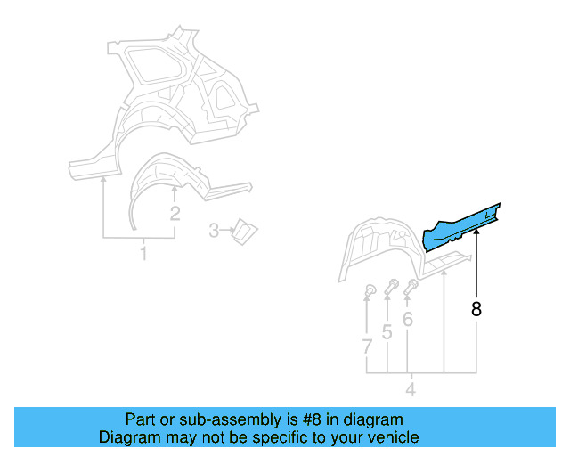 Wheel Housing Bracket 1K0-813-087 - View 20