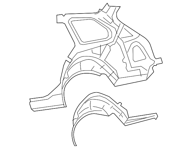 Inner Panel Assembly 1K9-809-404 - View 8