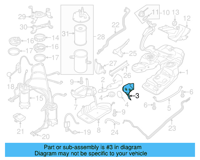 Tank Shield 7L0-201-967-A - View 12