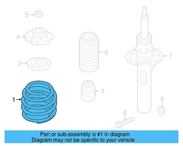 Coil Spring 1K0-411-105-DC - View 14