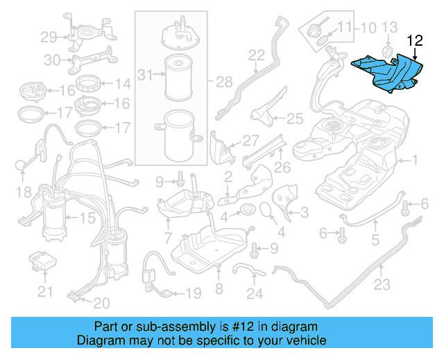 Pipe Shield 7P0-201-399-B - View 7