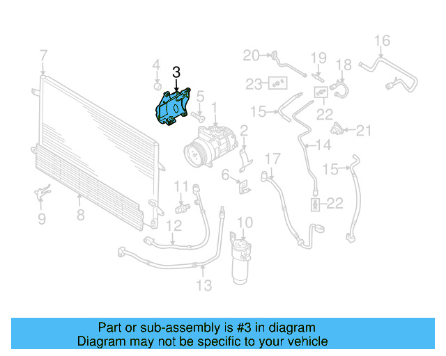 Side Bracket 3B7-820-769-B - View 7