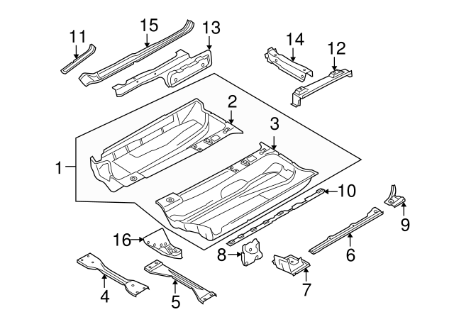 Connector Plate 1K0-803-098-A