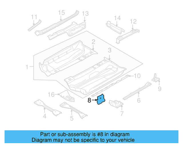 Corner Panel 1K0-804-797-A - View 25