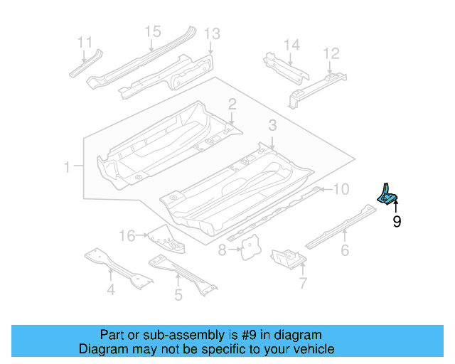 Center Plate 1K0-804-213 - View 21