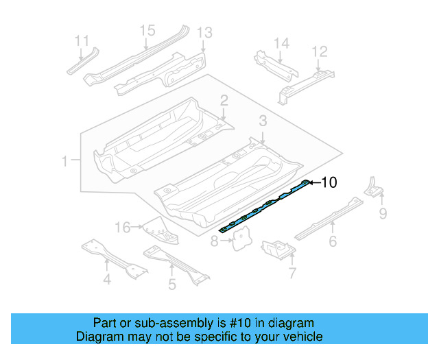 Side Reinforced 1K0-802-308-B - View 32