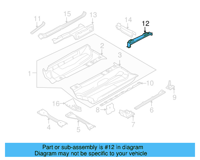 Seat Support 1K0-802-569-B - View 27
