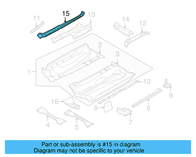 Inner Reinforced 1K0-803-562-A - View 29