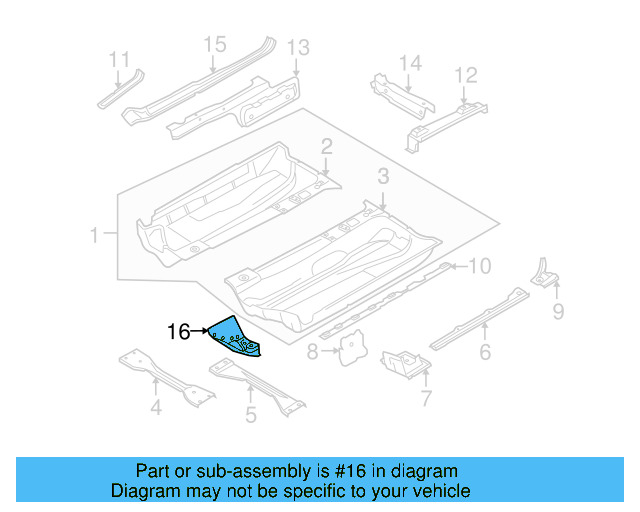 Center Reinforced 1K0-803-489-A - View 25