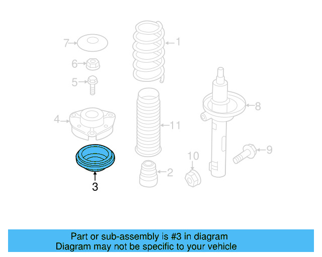 Bearing 6N0-412-249-E - View 5