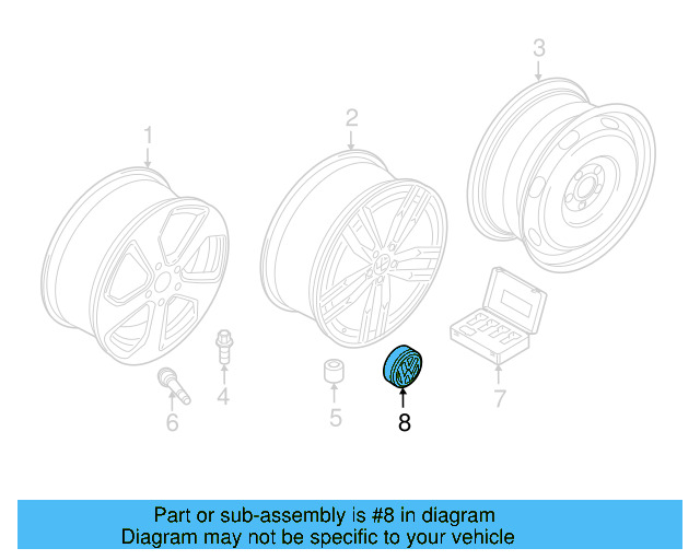 Center Cap 5G0-601-149-YUI - View 13