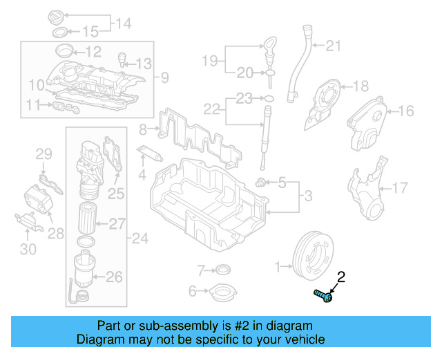 Vibration Damper Bolt N-911-439-01 - View 6
