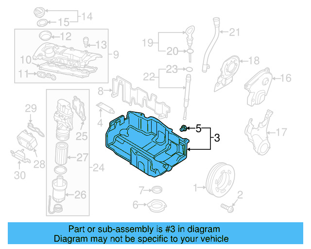 Oil Pan 06F-103-601-J