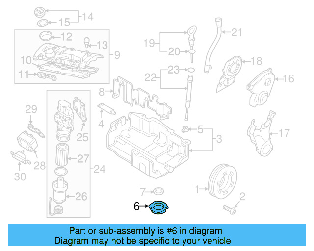 Hole Cover 03G-103-707 - View 11