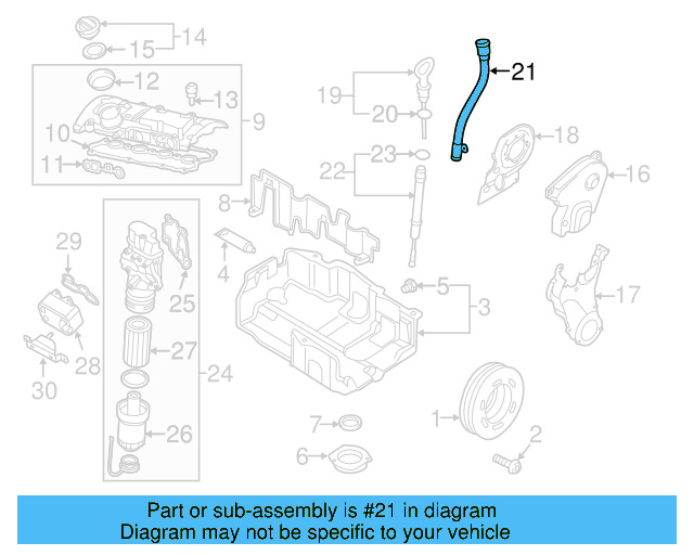 Oil Tube 06F-103-663-H - View 17