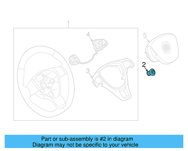 Steering Wheel Bolt N-907-991-02 - View 15