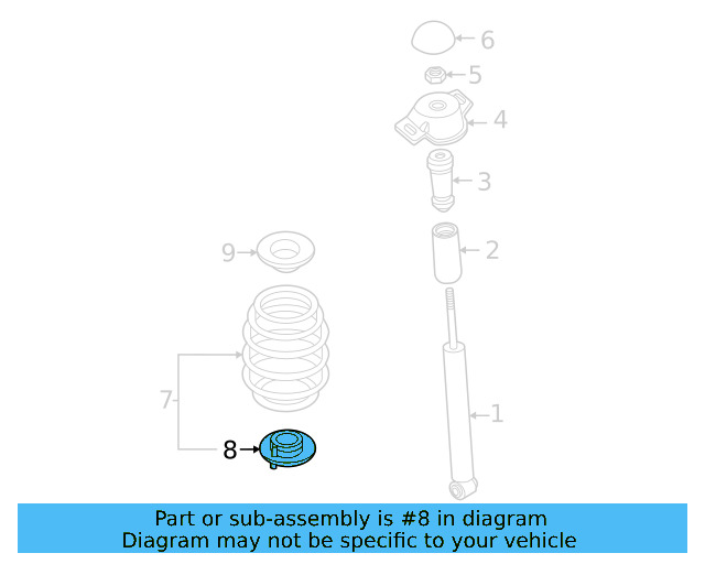 Spring Lower Insulator 1EA-512-297 - View 3