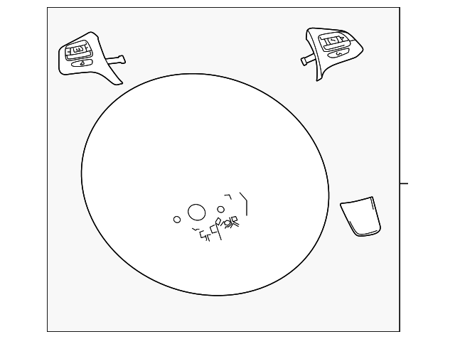 Steering Wheel 7P6-419-091-NGB - View 2