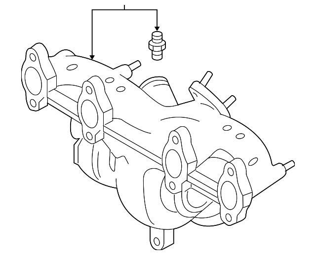 Exhaust Manifold 038-253-014-Q - View 2
