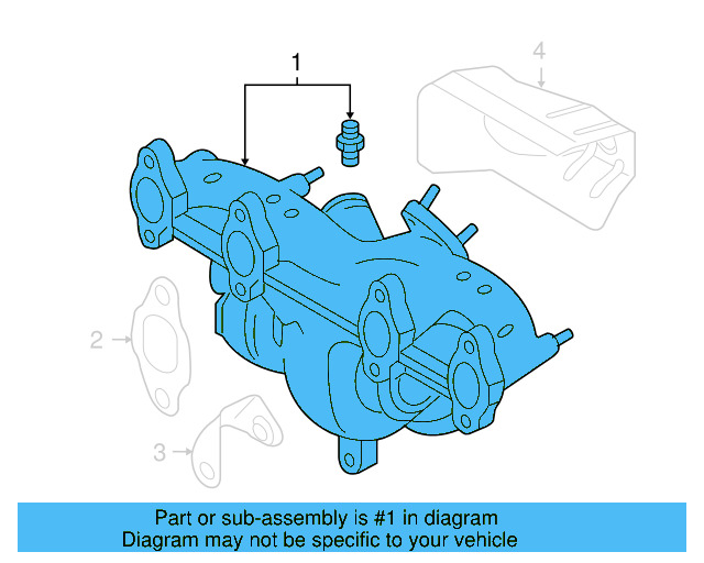 Exhaust Manifold 038-253-014-Q - View 3