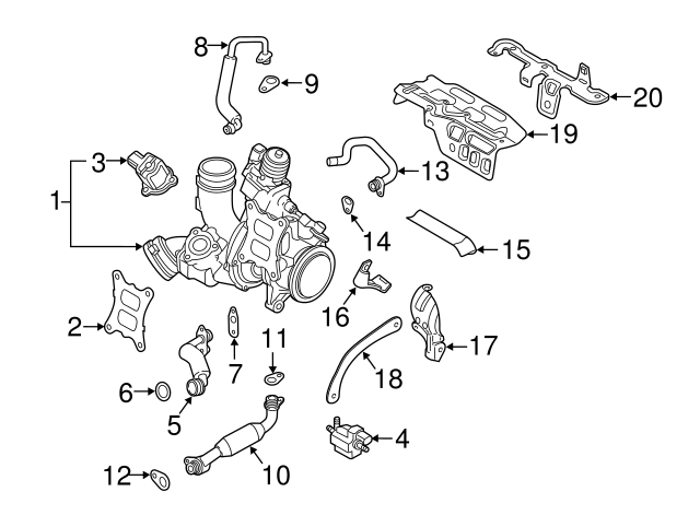 Vapor Canister Purge Solenoid 06H-906-283-J