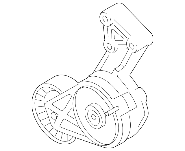 Accessory Drive Belt Tensioner Assembly 38109315AE - View 6