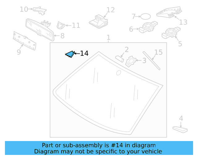 Glass Trim 5G0-862-505 - View 4