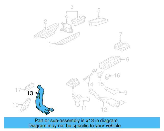 Rear Duct 8U0-819-801-A - View 21