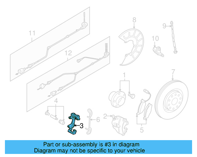 Caliper Mount 1K0-615-125-D - View 25