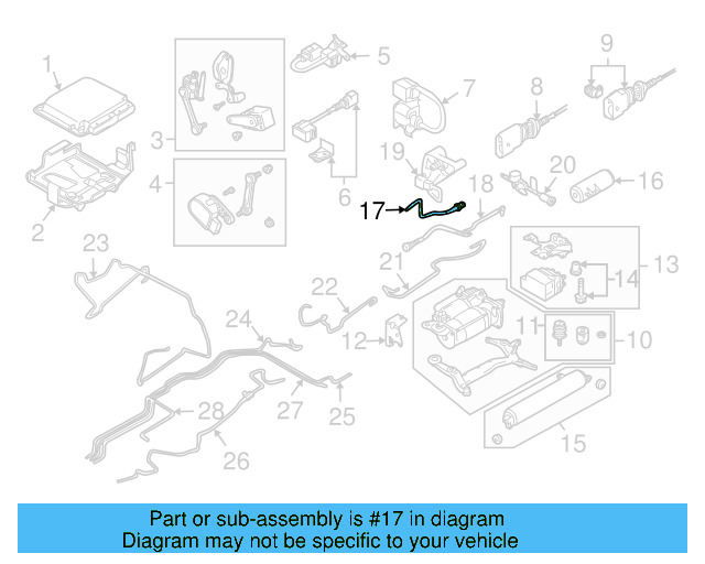 Pressure Pipe 7L0-616-705-B - View 6