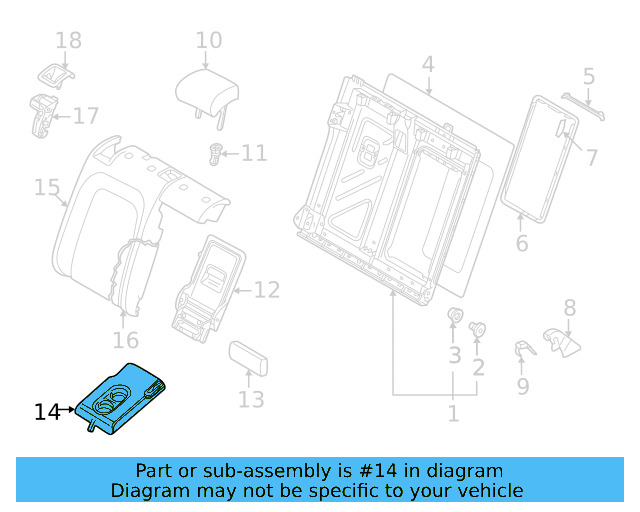 Armrest 2GJ-885-081-A-SL1 - View 4