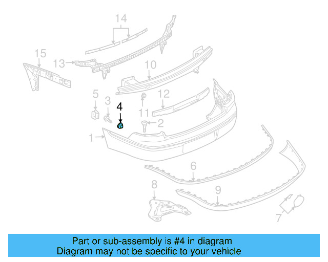 Absorber Grommet 3D0-807-467-A - View 8